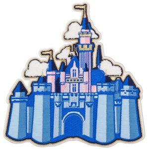 New! Disney 6" Embroidered Patch of Sleeping Beauty Castle